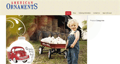 Desktop Screenshot of americanornaments.com